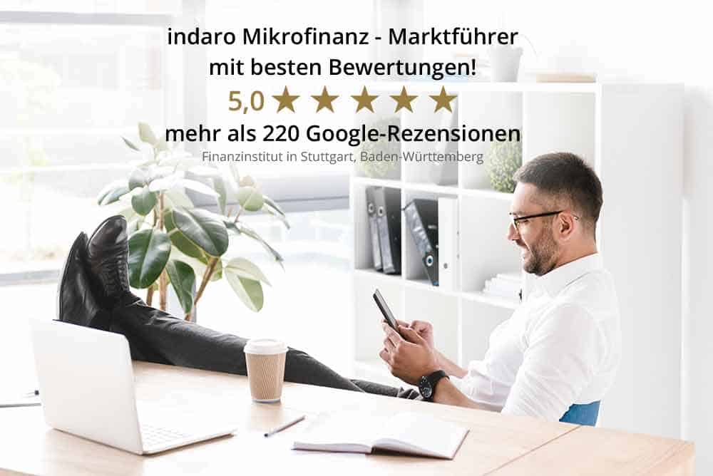 Kundenbewertungen der indaro Mikrofinanz - Positive Kundenbewertungen